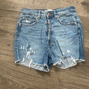 Zara Womens Jean Shorts
